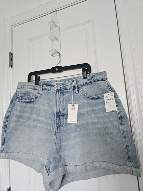 Good American Pants - NWT Good American Size 15 Good '90s Shorts in Indigo872 $99